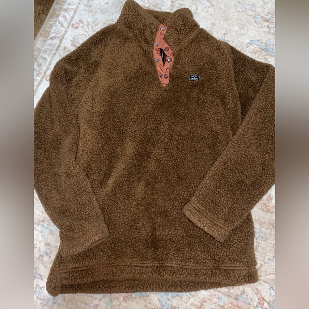 Kimes Ranch Women's Brown Button Up Pullover